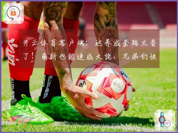 开云体育客户端：这养成套路太香了！萌新也能速成大佬，兄弟们快冲！