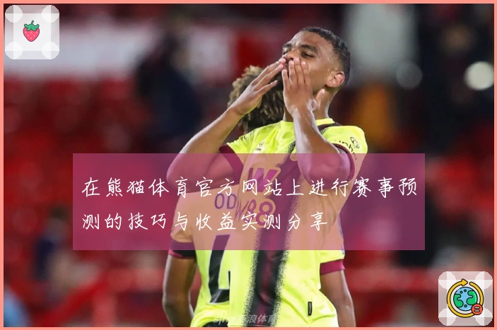 在熊猫体育官方网站上进行赛事预测的技巧与收益实测分享