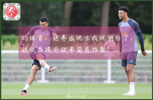 ng体育，这养成玩法我玩明白了，这收益提升效率简直炸裂！